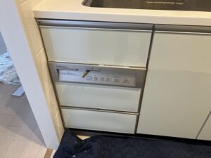 福岡キッチン取付け隊　シンク下食洗機リフォーム　施工前